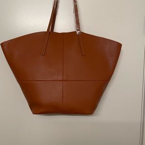 Large tote Carmel color Vegan leather